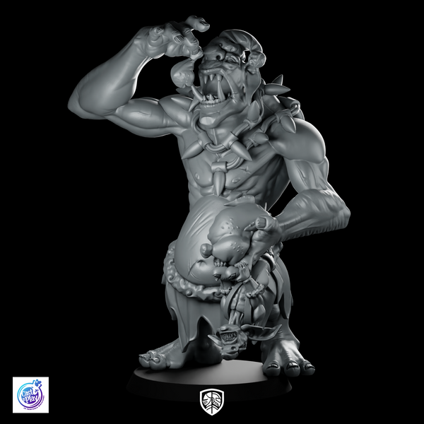 Hungry Troll Miniature Ravenous RPG Monster Brute