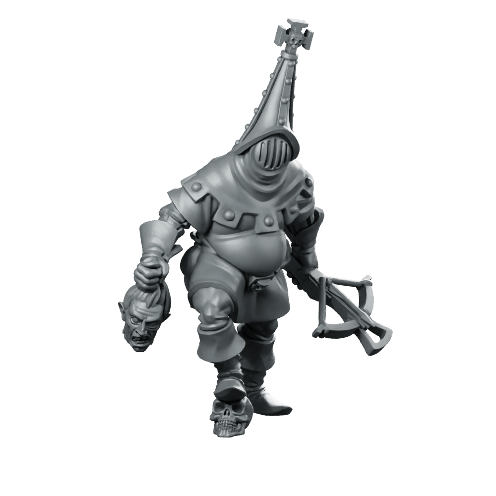 Trench Soldier Hunter Cultist Chaotic Miniature Crossbow Helmeted - Vae Victis - We Print Miniatures