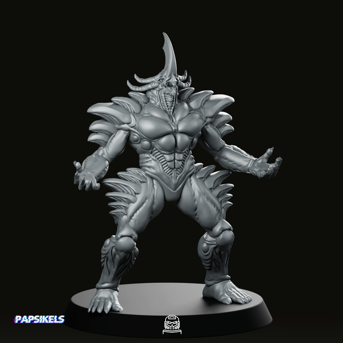 Hyper Papzinoid Gavein 1 Miniature - Papsikels Miniatures - We Print Miniatures