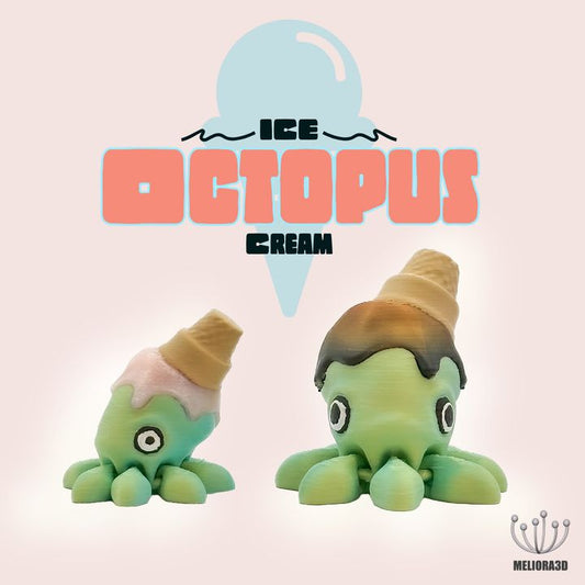 Ice Cream Octopus - Meliora3D - We Print Miniatures