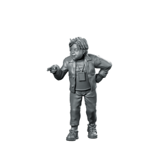 Idol Demon Hunter Manager 3 Miniature Commanding Sci - fi - Papsikels Miniatures - We Print Miniatures