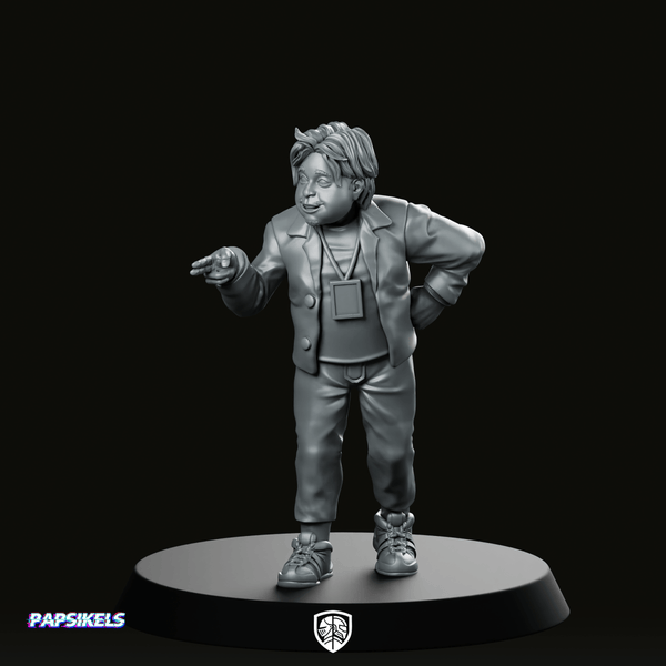 Idol Demon Hunter Manager 3 Miniature Commanding Sci - fi - Papsikels Miniatures - We Print Miniatures