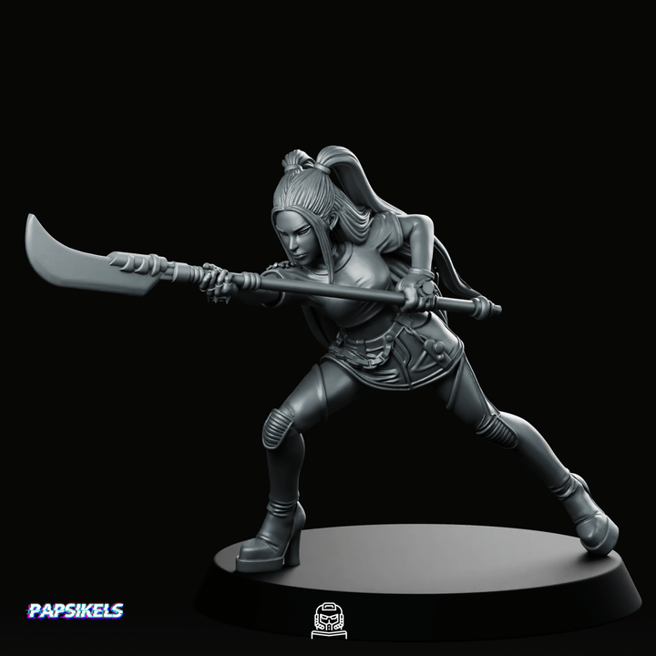 Idol Demon Hunter Mira 2 Miniatura Ciberpunk de Ciencia Ficción
