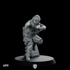 Ike Deadmeter Rowe v2 Miniature Cyberpunk Operative - Unit9 - We Print Miniatures