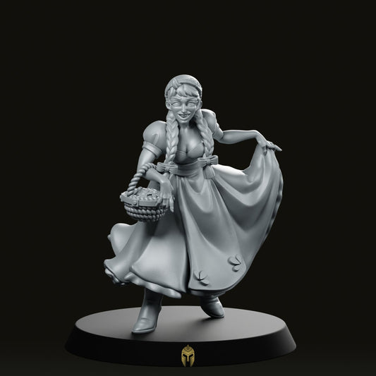 Iksten Collecting Flowers - CastNPlay - We Print Miniatures