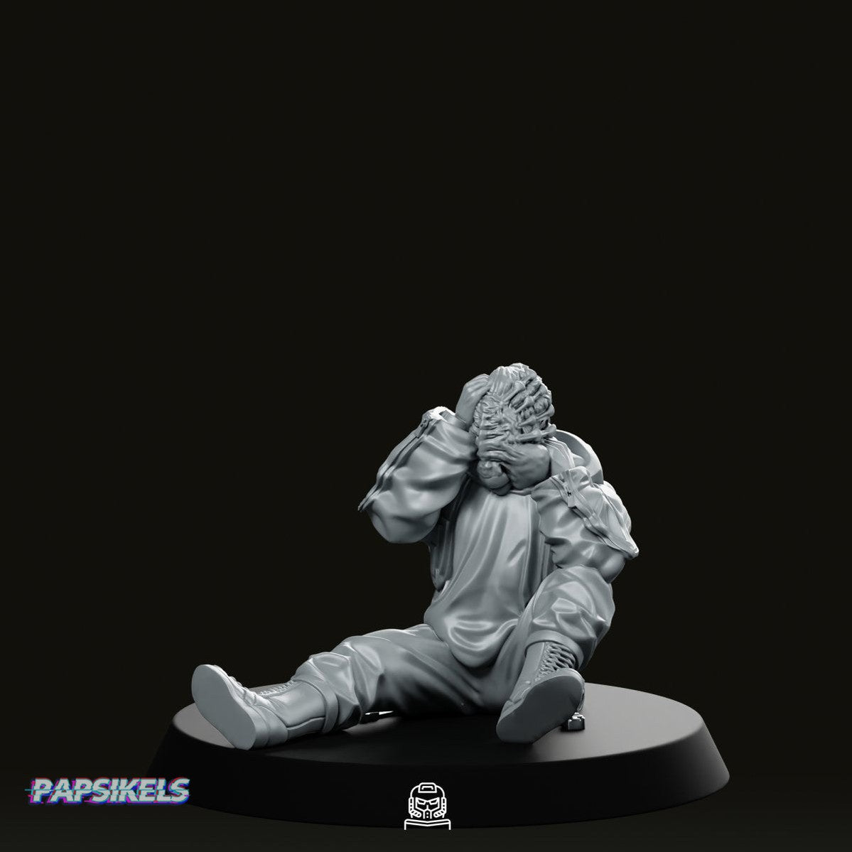 Impulsive Miner Victim Miniature - Papsikels Miniatures - We Print Miniatures