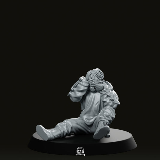 Impulsive Miner Victim Miniature - Papsikels Miniatures - We Print Miniatures