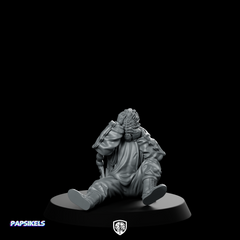 Impulsive Miner Victim Miniature Sci-Fi Casualty Diorama