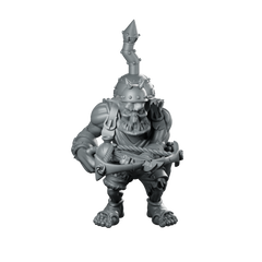 Incendiary Orc 3 Miniature Goblin Crossbowman Miniature 360 Spin 01
