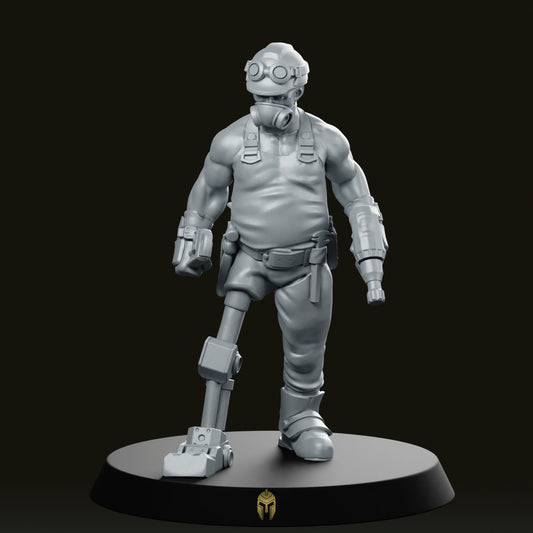 Industrial Worker 1 Miniature - PrintMinis - We Print Miniatures