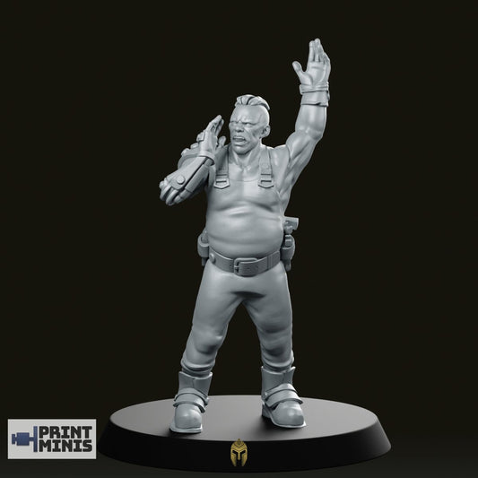 Industrial Worker 3 Miniature - PrintMinis - We Print Miniatures