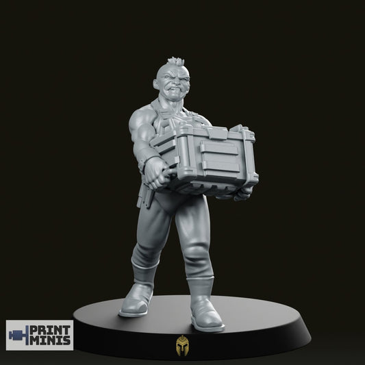 Industrial Worker 5 Miniature - PrintMinis - We Print Miniatures