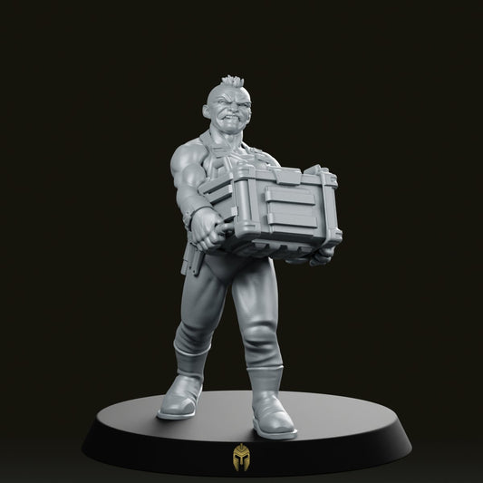 Industrial Worker 5 Miniature - PrintMinis - We Print Miniatures