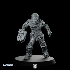 Infested Colonial Space Combat Engineer 1 Miniature Biohazard