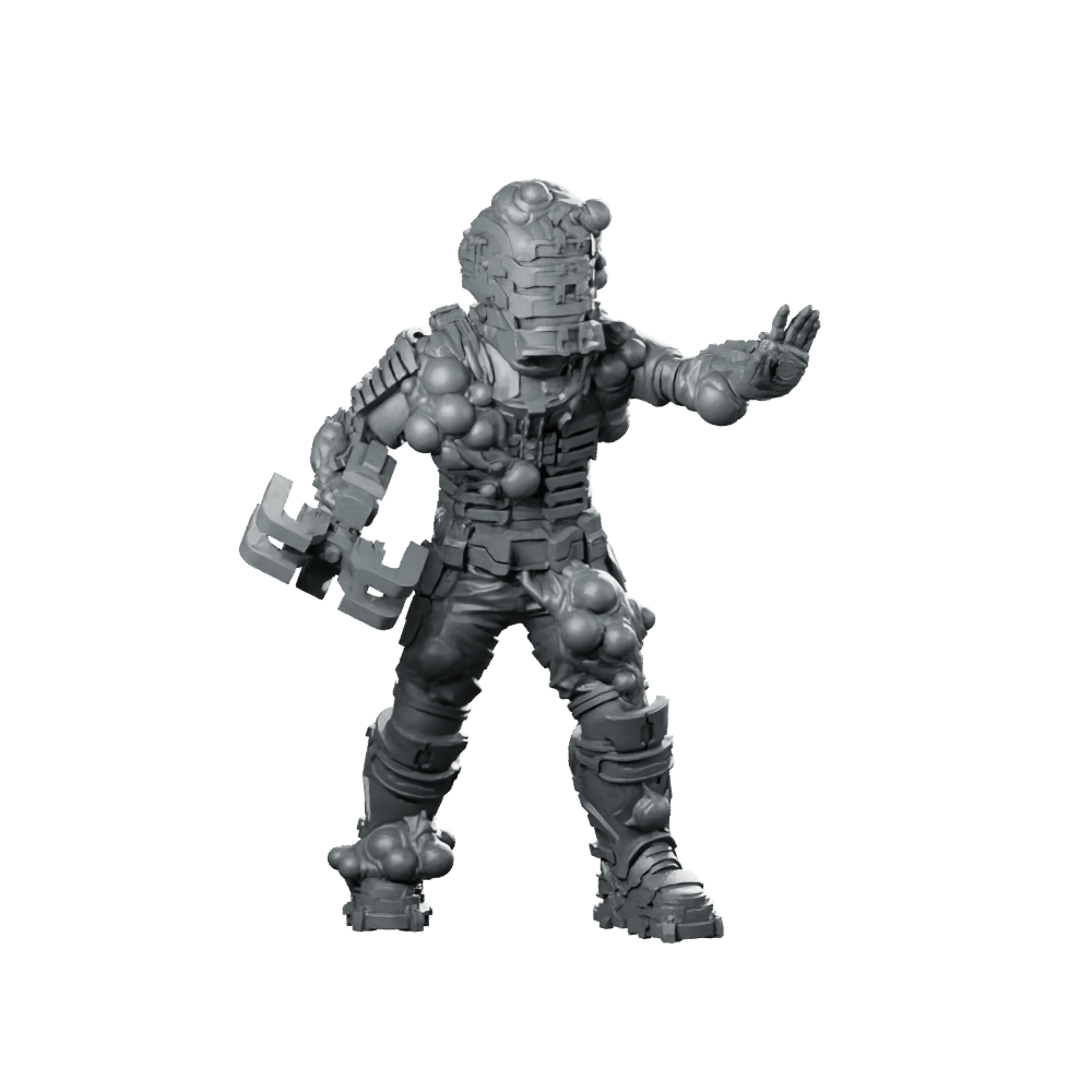Infested Colonial Space Combat Engineer 2 Miniature Biohazard - Papsikels Miniatures - We Print Miniatures