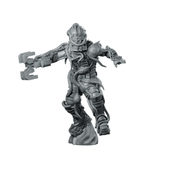 Infested Colonial Space Combat Engineer 4 Miniature Resin - Papsikels Miniatures - We Print Miniatures