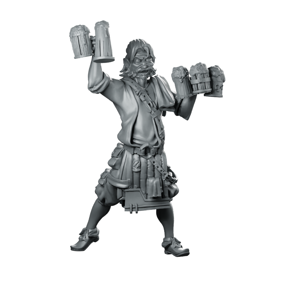 Inkeeper Miniature Tavernkeeper Miniature 360 Spin 01