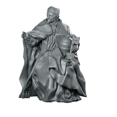 Inotentio XI Miniature Holy Priest Key Cleric Miniature 360 Spin 01