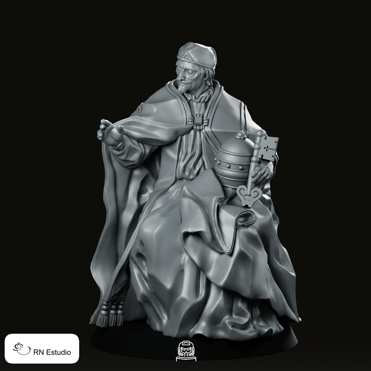Inotentio XI Miniature - RN Estudio - We Print Miniatures