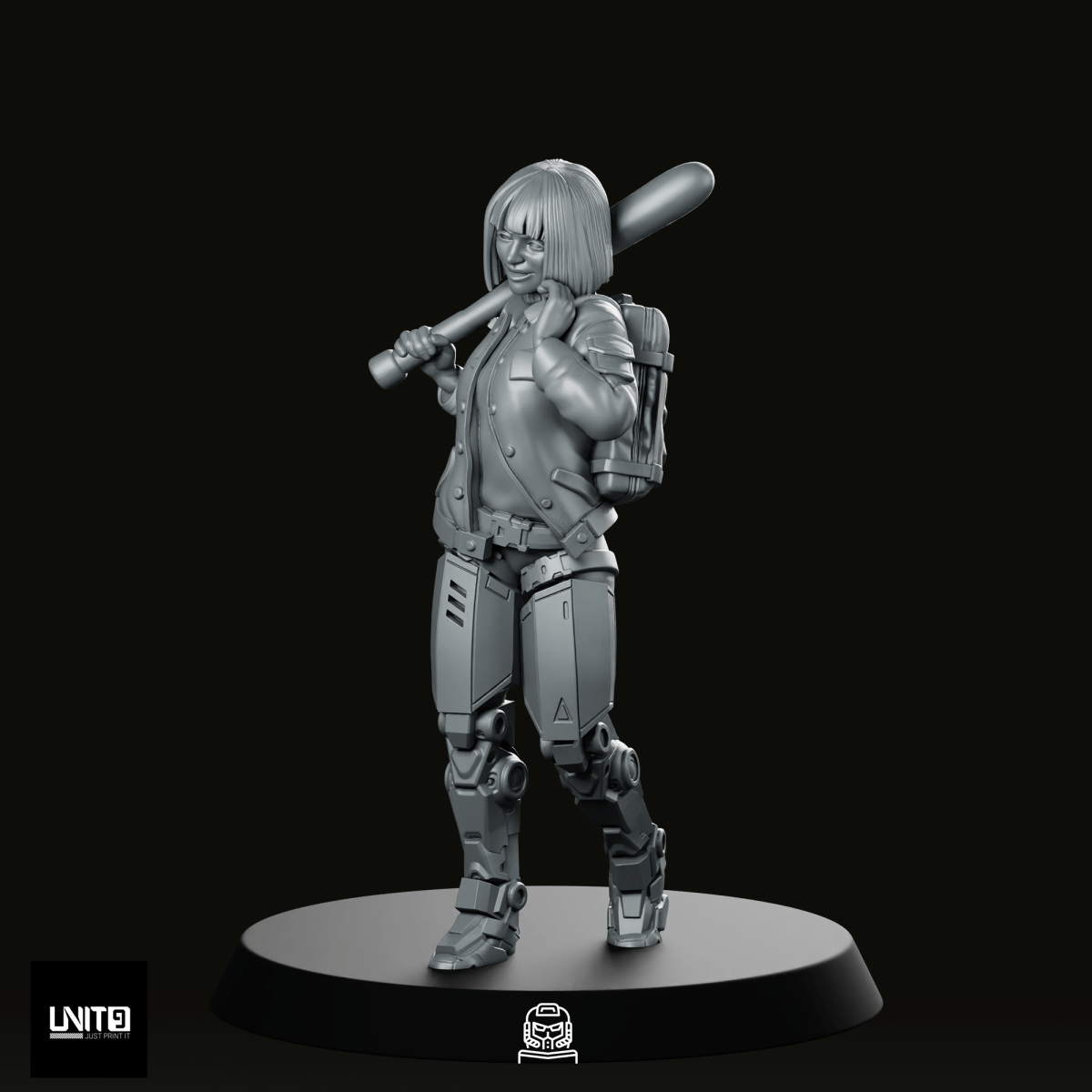 Iona Shard Drayke 01 Miniature - Unit9 - We Print Miniatures