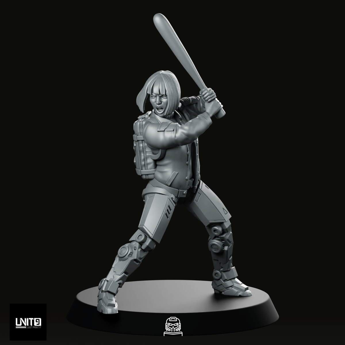 Iona Shard Drayke 02 Miniature - Unit9 - We Print Miniatures