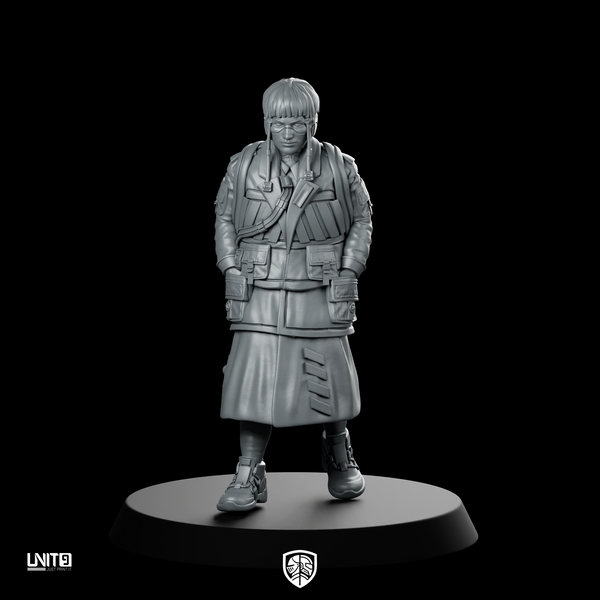 Ivone Laporte 01 Miniature Cyberpunk Covert Operative