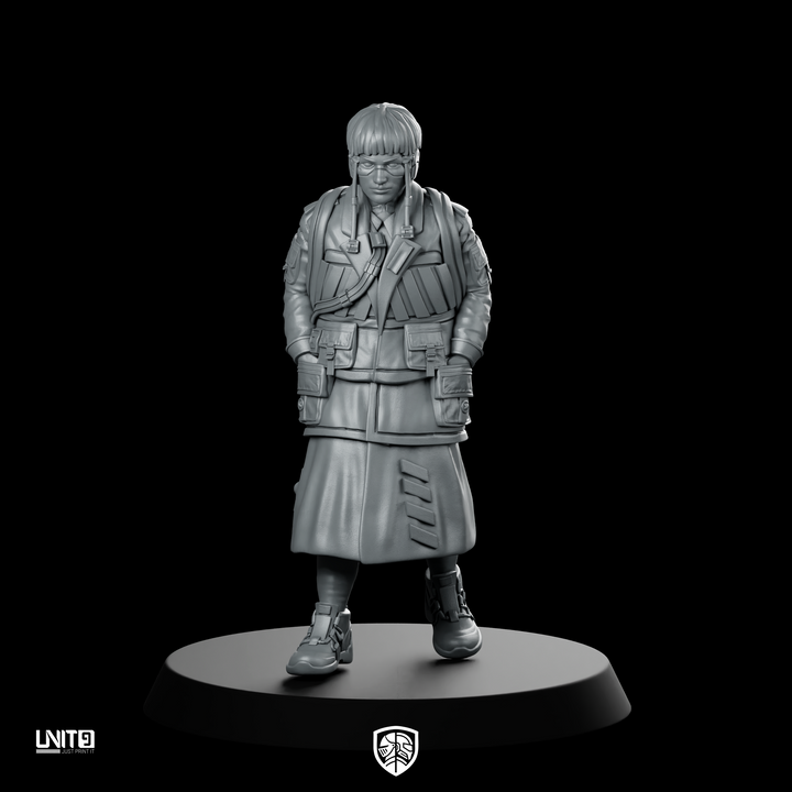Ivone Laporte 01 Miniature Cyberpunk Covert Operative