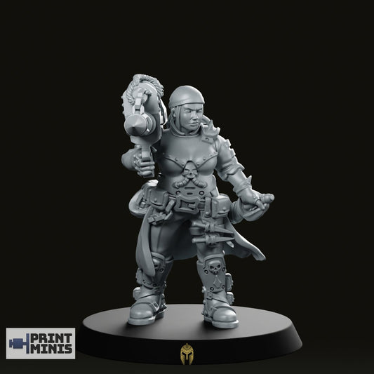 Jacquette Bounty Hunter Miniature -PrintMinis - We Print Miniatures