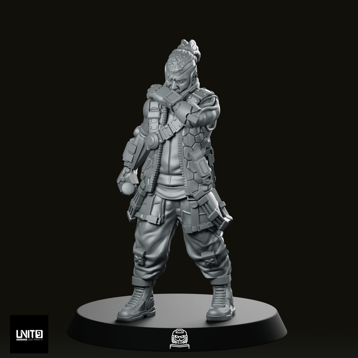 Jahmal Thompson Ghostlight 1 Miniature - Unit9 - We Print Miniatures