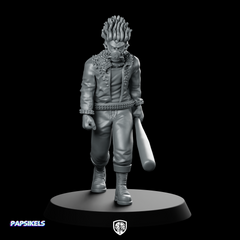 Jake Kwengka CyberPunk Ganger Miniature Bat Punk
