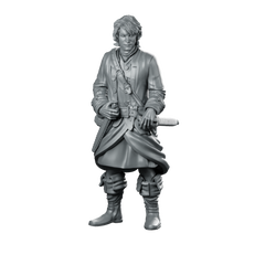 Jamie Fraser 1 Scottish Time Traveller Miniature Highland Miniature 360 Spin 01