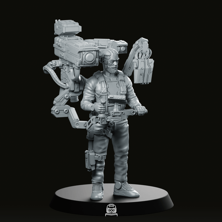 Jamie Lens Corbin Cyberpunk Miniatur