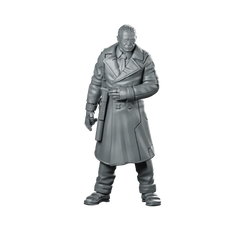 Jax 02 Cyberpunk Miniature Noir Dealer Informant Miniature 360 Spin 01
