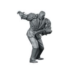 Jaxon Forge Cyberpunk 1 Technoir Miniature Gunfighter Miniature 360 Spin 01