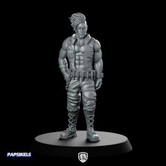 Jejormar Viray CyberPunk Miniature Punk Gang Hero Sci-fi