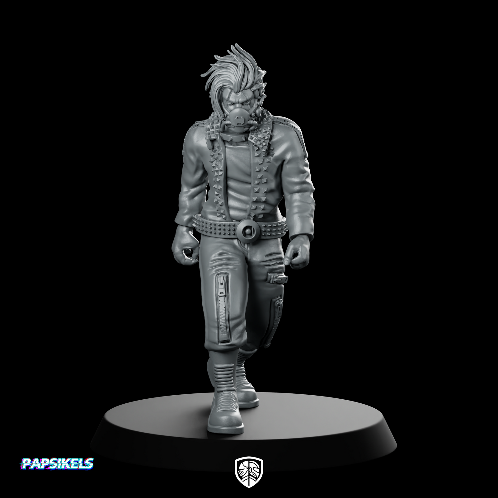 Jerard Anderson CyberPunk Miniature Punk Gang Hero