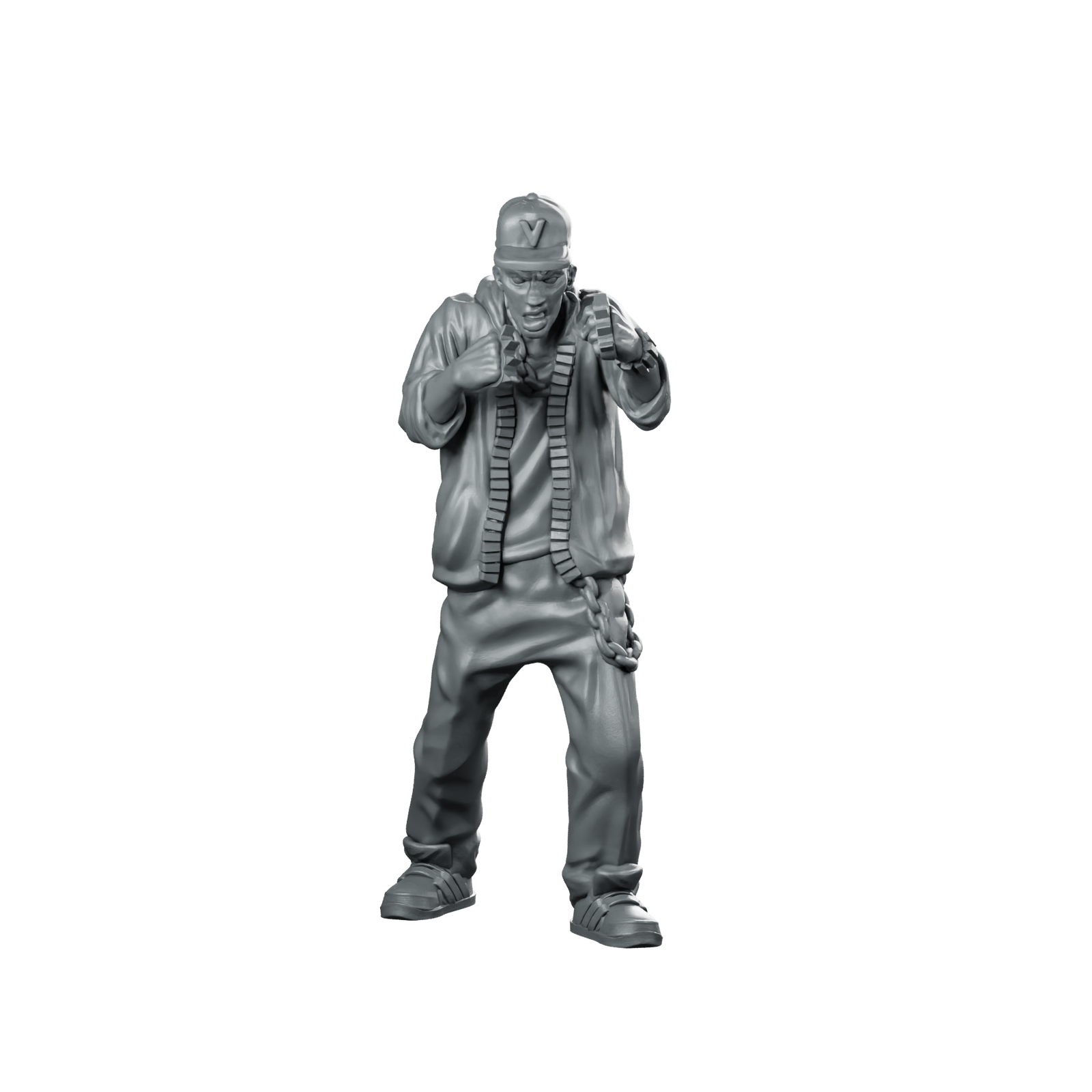 Jesse Miniature Streetwise Survivor Chain Casual Urban Miniature 360 Spin 01