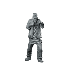 Jesse Miniature Streetwise Survivor Chain Casual Urban Miniature 360 Spin 01