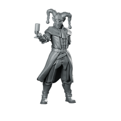 Jester01 Miniature Jester Bard Miniature 360 Spin 01