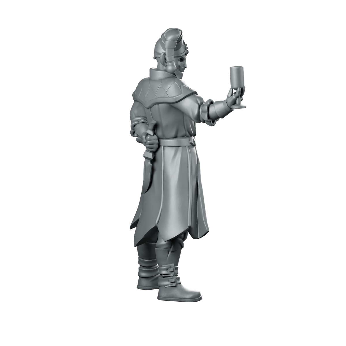Jester01 Miniature Jester Bard Miniature 360 Spin 03