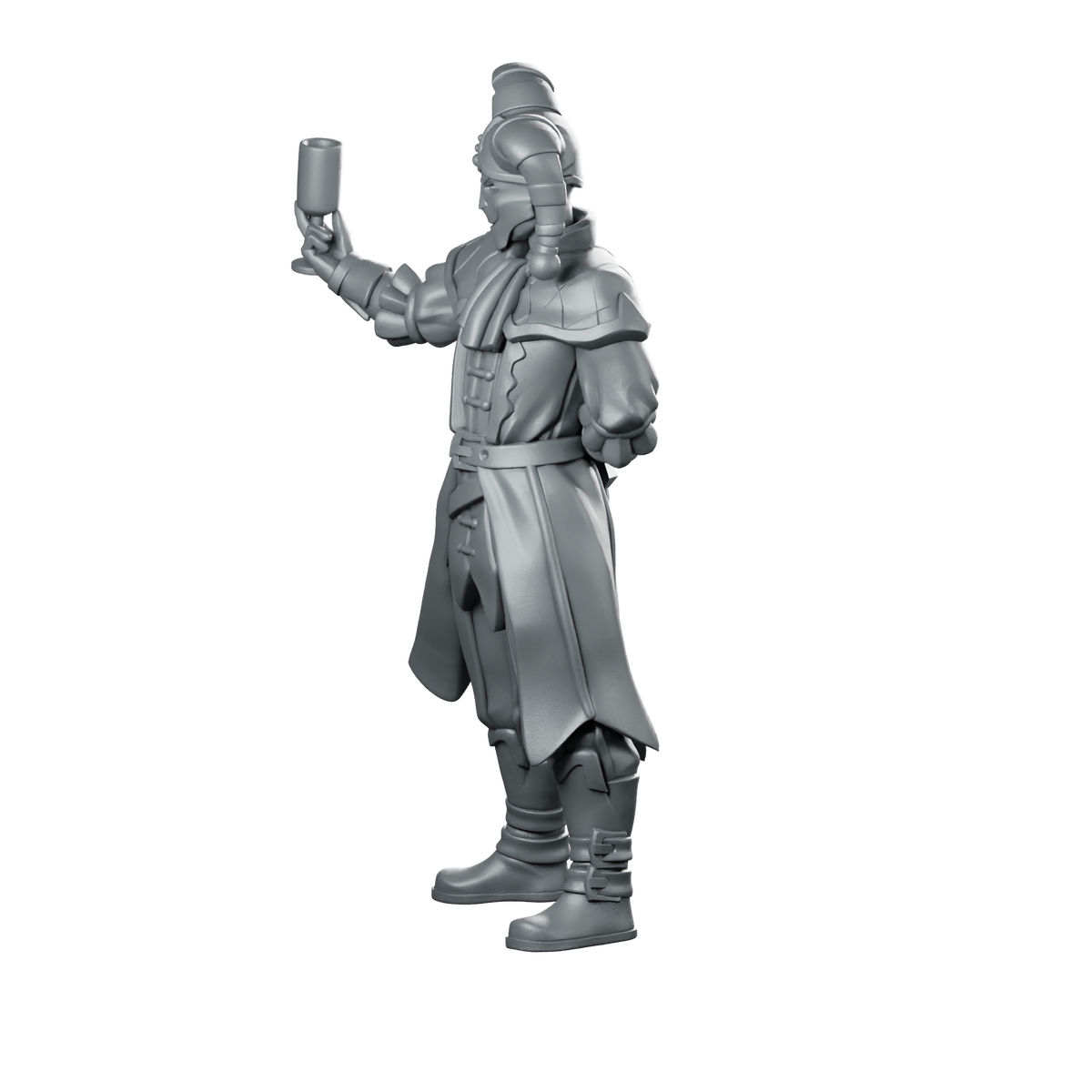 Jester01 Miniature Jester Bard Miniature 360 Spin 07