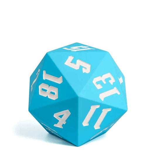 Jester's Bounce | D20 Silicone | Sky Blue - Tabletop Dominion - We Print Miniatures