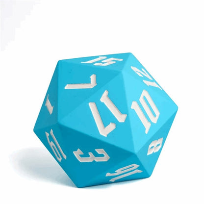 Jester's Bounce | D20 Silicone | Sky Blue - Tabletop Dominion - We Print Miniatures