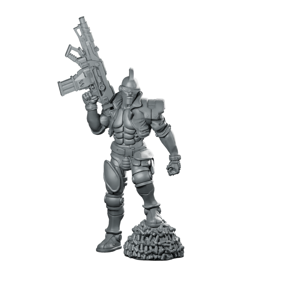 Jhonny Apples Cyber Trooper Miniature 360 Spin 01