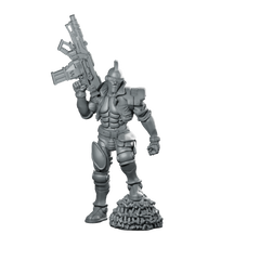 Jhonny Apples Cyber Trooper Miniature 360 Spin 01