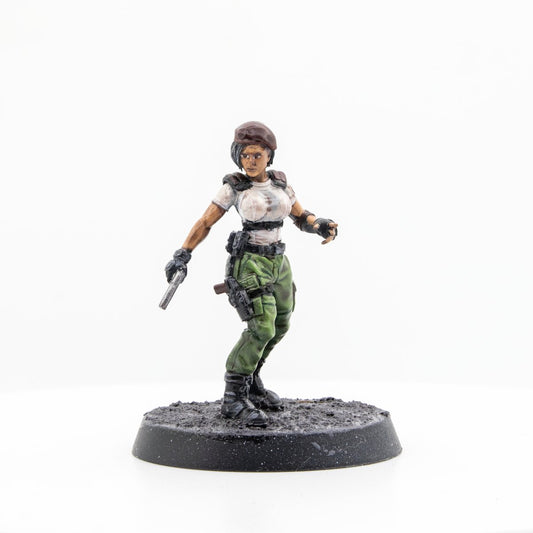 Jillian Velentines Special Operation Agent Miniature - Papsikels Miniatures - We Print Miniatures