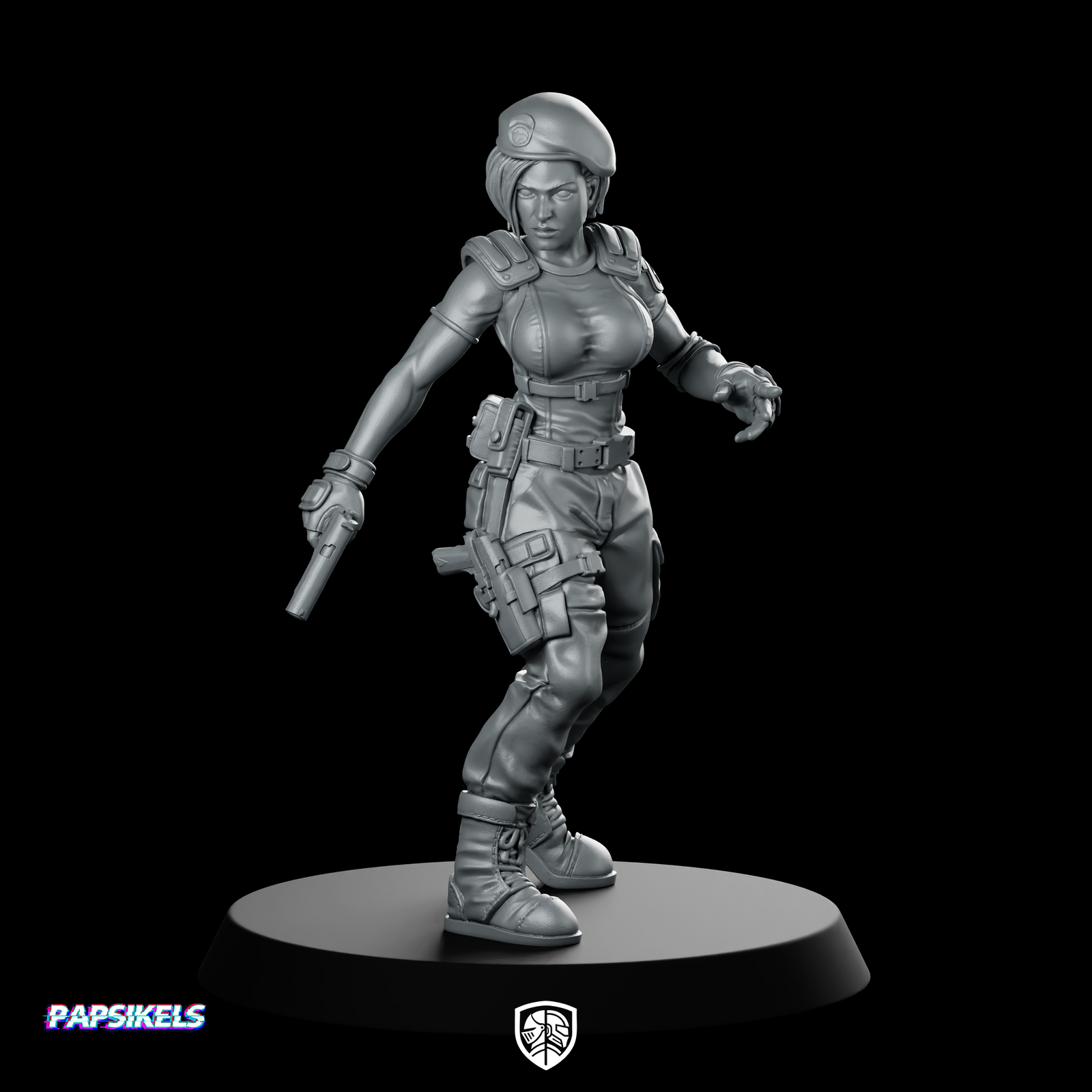 Jillian Velentines Special Operation Agent Miniature Sci-Fi Revolver