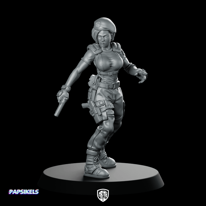 Miniatur von Jillian Velentines, Spezialagentin