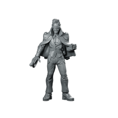 Jim Romolo Cyborg Gentleman Operative Miniature 360 Spin 01