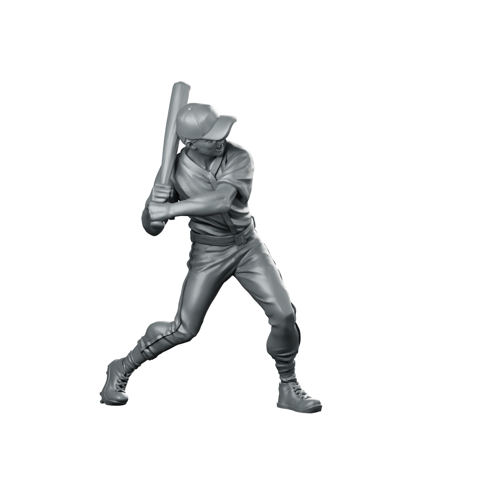 Joe Baseball Miniature Baseball Survivor Bat Wielding Miniature 360 Spin 01